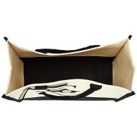 Bolso de mano de moda de Lona totes Letrados Flor portátil Playa hombre - details 2