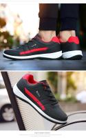 Zapatos De Caminar Para Hombre Tenis Casuales Microfibra Antideslizante Suela De Goma Respirables Resistentes Al Desgaste Para Primavera/Otoño - details 8