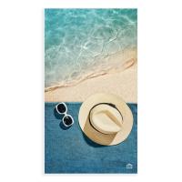 Manterol - Toalla de playa sombrero. Tejido liso por un lado y rizo por el otro. Super ligera y absorbente. - details 1