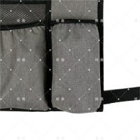 Bolsa de almacenamiento colgante para andador de rehabilitación doméstica con múltiples bolsillos, bolsa colgante para almacenamiento de silla de ruedas - details 6