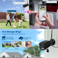 Cámara De Seguridad IP 4K 8MP WIFI Exterior Impermeable CCTV Con Detección De Movimiento Humano Y Audio Wireless H.265 Bala - details 4
