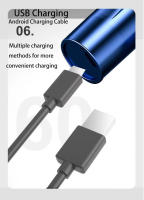 Afeitadora Portátil Y Recargable Para Cabello Y Barba Facial Desmontable Y Cómoda Para Viajes Mini Afeitadora Eléctrica Para Hombres - details 3