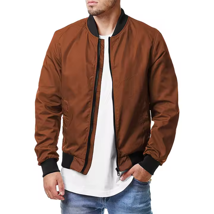 Chaqueta de béisbol de piloto deportivo de primavera y otoño, chaqueta de hombre, abrigo casual de talla grande para hombre - 1
