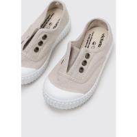 victoria INGLESA ELASTICO LONA TINTADA DREC Deportivas Planas Bebé - niño (hasta la talla 30) Blanco - details 1