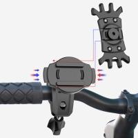 TEMCO Soporte Móvil Bicicleta, Soporte Movil para Barra, Soporte 360° Rotación Ajustable Soporte Móvil Moto Compatible para Samsung, Xiaomi, iPhone SE/11 Pro/X/XS/XR/8 Plus/7 Plus, Telefono GPS - details 1