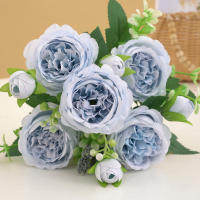 1pc Artificial Flor De Paeonia En Tela De Seda Para Decoración Falsa Flor Bouquet De Plástico Para Casamiento Fiesta En Casa - details 18