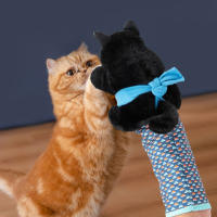 Nuevo 2025 Muñeco De Lucha Gato Sumo Juguetes Interactivos De Peluche Duradero Para Gatos Animal De Peluche De Tamaño Grande - details 6