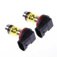 2 x Alta Luces LED 100W H8 H11 Amarillo Luz de Niebla 2828 20led lámpara faro - details 2
