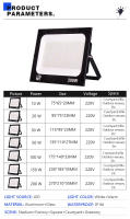 Lámpara De Ruta Impermeable IP66 LED Para Exterior 10W-200W Luz De Resaltado Para Jardín Patio Fuente De Luz AC220V Moderna - details 12
