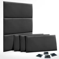 DHOME Juego de Paneles Tapizados de Terciopelo Premium Pack Autoadhesivos para Pared Acústicos Absorbentes Protección Tercera Gama de Colores - details 5