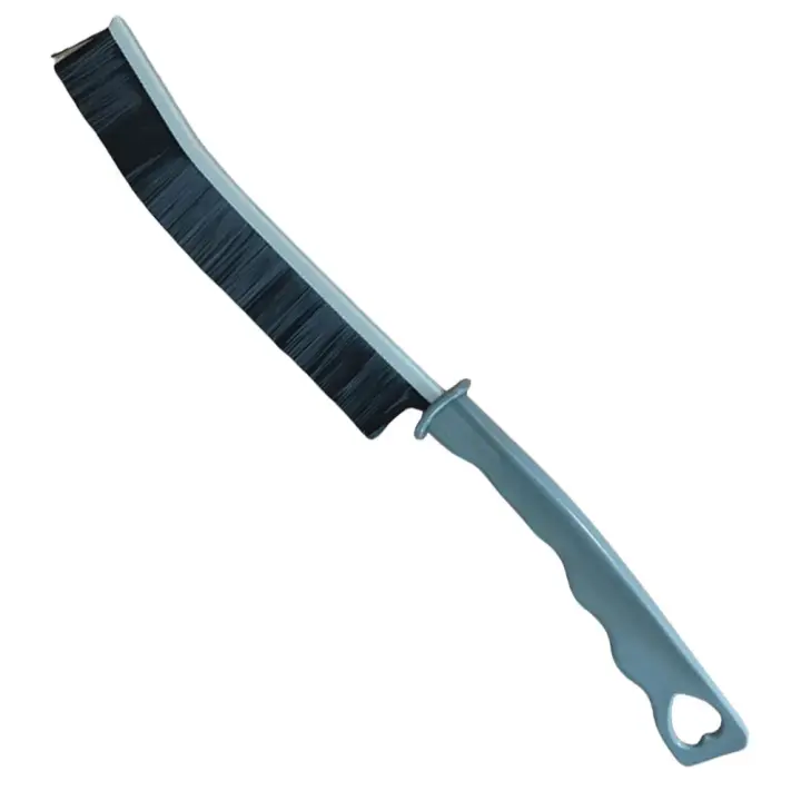 Cepillo De Limpieza Para Espacios Estrechos Y Juntas De Azulejos Cepillo Largo De Cerda Dura Para Cocina Baño Ventanas Herramienta Doméstica Para Limpieza En Angulos Difíciles - 1