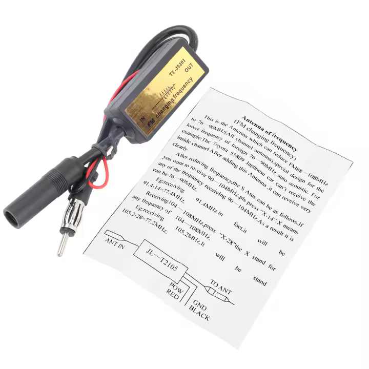 Antena De Frecuencia Para Coche Conversor De Banda FM Para Autos Japoneses Adaptador De Frecuencia De Antena - 1