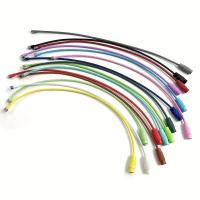 10pcs Etiquetas De Equipaje Y Llaveros De Acero Inoxidable Colorido Duraderos Y Fáciles De Instalar Para Viajes Y Uso Diario - details 2