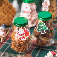 Juego De Botellas De Almacenamiento Ecológicas De Plástico Para Regalos De Navidad Y Año Nuevo Jarra Dulces Para Niños Caja De Decoración De Pastelería Y Chocolate Capacidad 401-500ml - details 4