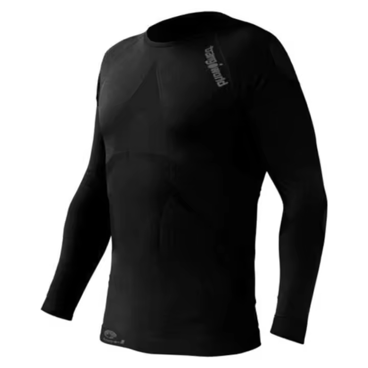 Camiseta de Manga Larga TRANGOWORLD Eume para hombre en color negro - 1