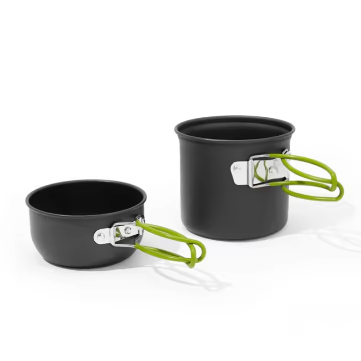 Juego De Utensilios De Cocina Para Camping Ultraligero Exterior Sin Plegar Material De Vidrio No Desechable Apta Para Calentar Agua - 1