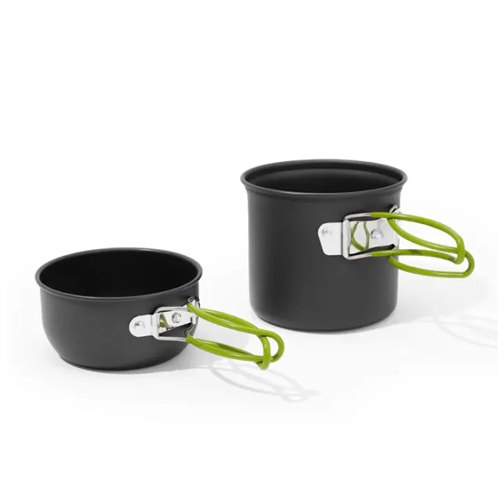 Juego De Utensilios De Cocina Para Camping Ultraligero Exterior Sin Plegar Material De Vidrio No Desechable Apta Para Calentar Agua - 1