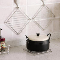 Juego De Tapetes Para Vinos De Acero Inoxidable Reforzado Aislante De Calor Para Mesa De Cocina Soporte Para Olla Relleno De Enfriamiento - details 8