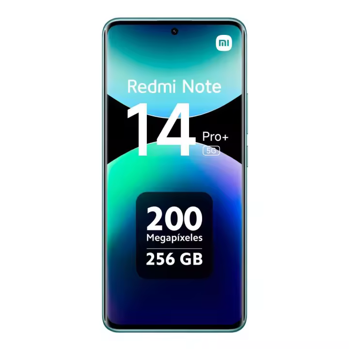 XIAOMI Smartphone Redmi Note 14 Pro+ 5G Azul Qualcomm Snapdragon 12GB+256GB|Pantalla 6.7"| Cámara 200MP| Batería 110 mAh - 1