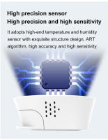 Sensor De Temperatura Y Humedad WIFI Tuya Sensor De Humedad Para El Hogar Compatible Con Alexa Y Google Assistant Medidor Inteligente De Ambiente - details 3