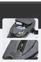 Bolsa De Pecho Para Hombre Gran Capacidad Deportes Al Aire Libre Moda Casual Bolso Transversal Hombro Unico Bolsa Pequeña De Hombro - details 11