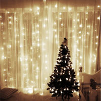 Cortina De LED 3x3m 300 Luces De Cadena USB Luz De Hadas Control Remoto Icicle Wire De Cobre Para Navidad Boda Jardín Ventana Exterior - details 6