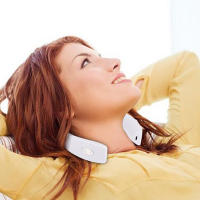 Masajeador De Cuello Inteligente Con Calor Eléctrico Relajación Corporal USB Recargable Blanco Tamaño Multi SML Material ABS & TPR - details 7
