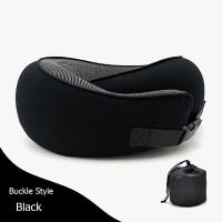 Almohada De Memoria Para El Cuello U Tipo Viaje Portátil Descanso Del Mediodía Aéreo Bolsa De Transporte Soporte Cervical Para Dormir Y Camping - details 10