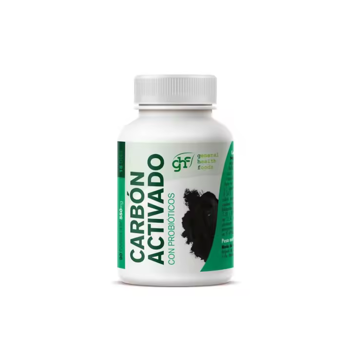 Ghf Probiótico GHF Carbono 550mg 90 Cápsulas - Mejora la Digestión - 1
