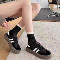Zapatos De Mujer Casual Outdoor 2024 Primavera/Otoño Nuevos Tenis Redondos Al Cordón Deporte Zapatos Vulcanizados Zapatos Para Mujer - details 13