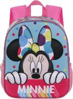 Mochila 3D Pequeña Minnie Mouse Wishful Color Azul y Rosa. Tamaño 31x26x11cm. KARACTERMANIA - details 2