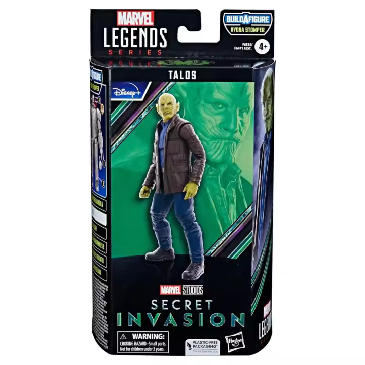 Figura Talos Invasión Secreta Marvel Legends Series 15 cm Hasbro incluye piezas para construir a HYDRA STOMPER - 1