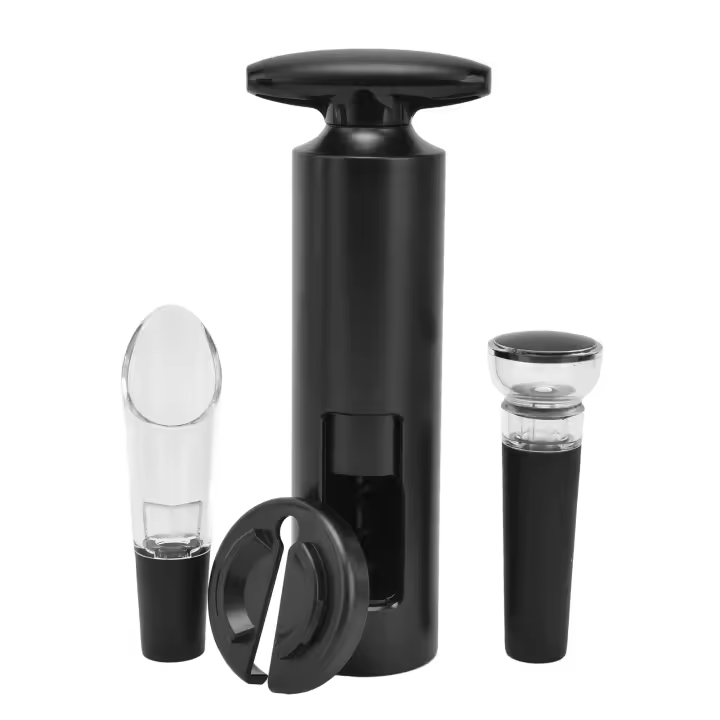 Sacacorchos de fácil manejo manual, superficie brillante, resistente a las grietas, tamaño portátil, abridor de botellas de vino para bar, hogar, restaurante - 1