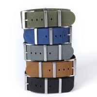 Correa De Reloj De Nylon De Alta Calidad Reemplazo De Cuerda Militar Tejido Balístico Con Tirantes Ribbed 20mm 22mm Accesorios - details 5