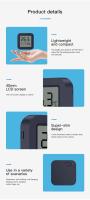 Sensor De Temperatura Y Humedad Bluetooth Con Pantalla LCD Mini Control Remoto Por Voz Tuya APP Y Google Thermometer Hygrometer - details 2