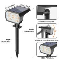 Lámpara Solar LED Exterior 56 Luces Impermeable RGB 3 Modos De Iluminación Spotlights De Jardín Decorativos Patio Jardín Trasero Iluminación De Garage - details 2
