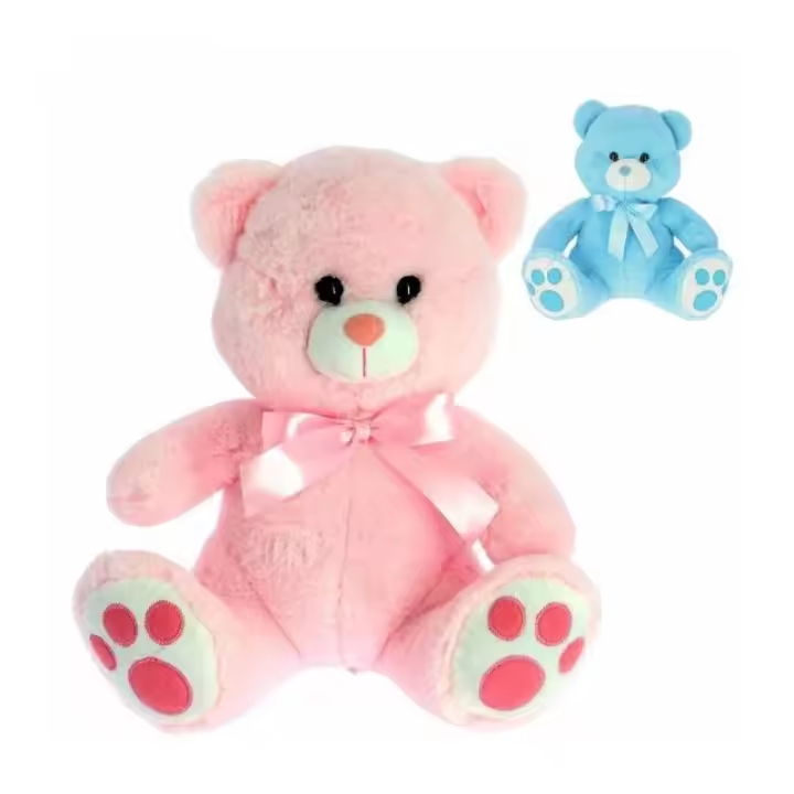 Bimar Peluche 55 Cm Oso Rosa o Azul - Suave y Adorable - 1
