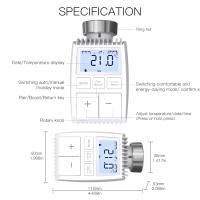 Controlador De Termostato Inteligente MOES Tuya ZigBee3.0 Actuador De Radiador Válvula Con Sensor Interno Y Control De Voz Alexa - details 17