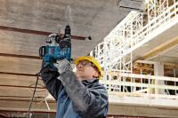 Bosch Professional GBH 3-28 DRE - Martillo perforador Azul (3,1 J, Ø máx. hormigón 28 mm, SDS plus, en maletín) - details 3