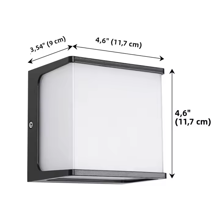 Lámpara De Pared Exterior Moderna LED Impermeable IP65 Para Jardín Y Balcón Iluminación De Porche Fuente De Energía AC - 1