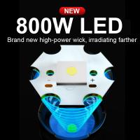 Linterna Táctica LED Recargable De Potencia Máxima 1000000LM Con Lente Zoom Ajustable 800W Luz De 3000m Para Caza Pesca Y Emergencias - details 5