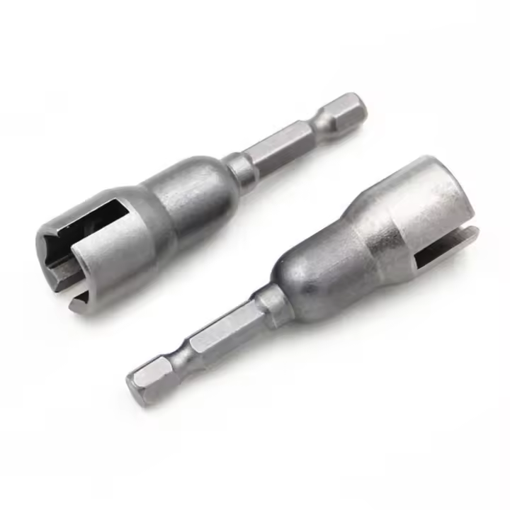 Destornillador de tuerca de ala de 2 uds, herramienta de enchufe para tuerca de Panel, tornillo de ojo, gancho de acero, 65mm - 1