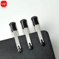 Bolígrafo De Gel Negro WQN-1 Con Recambio De Núcleo 0.5mm Tinta Secado Rápido Material Plástico Multi-Funcional Para Oficina Y Escuela - details 3