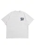 Camiseta De Hombre Con Diseño De Arte En Letras Estilo Casual Para Verano Manga Corta Impresión Directa Camiseta Respirable Para Uso Diario - details 8