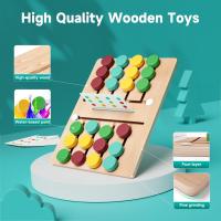 Juego De Memoria Para Niños Montessori Tablero De Rompecabezas Deslizante Juguete De Viaje Para Niños Y Niñas Colorido Desafío Cerebral - details 5