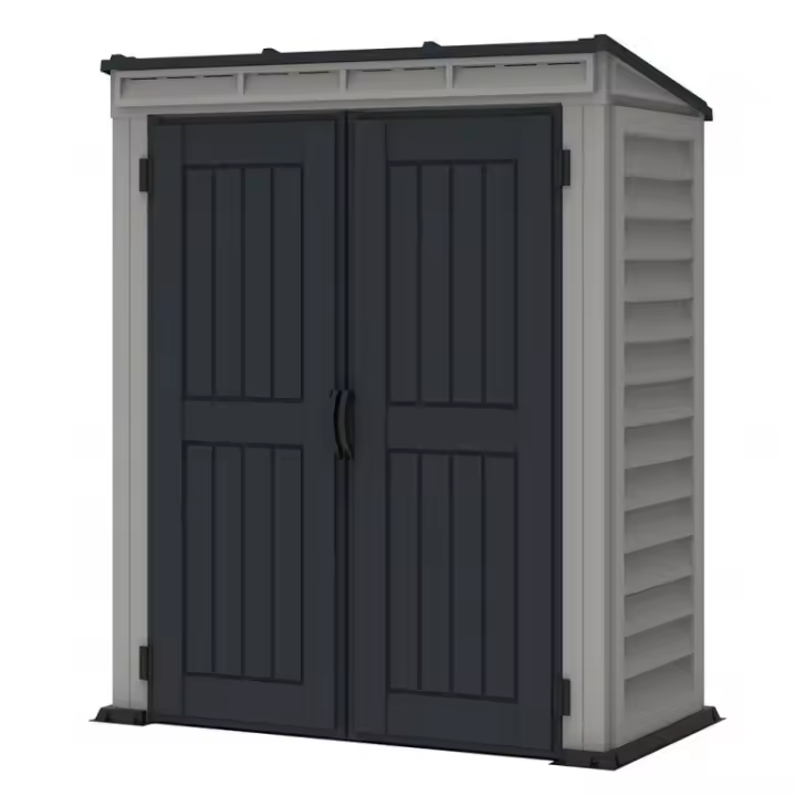 Casita de PVC YardMate Pent PLUS 5 'x 3' Duramax Plus, 92x171x202 cm - 1