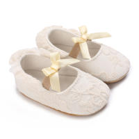 Zapatos De Princesa Para Bebé Niña Con Cordones Y Aros Antideslizantes Suela Suave Para Cama Ropa De Bebé 0-18 Meses - details 6