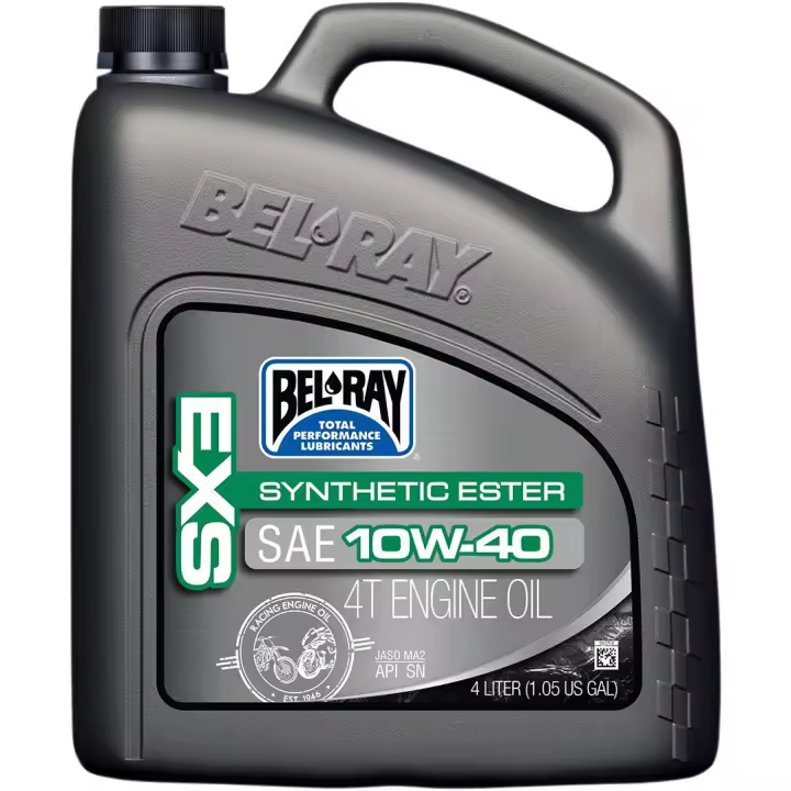 Beldray Aceite de Motor BEL-RAY 4T EXS ULL-SYNTHETIC ESTER 10W40 (4 Litros) - 100% Sintéticos - 1