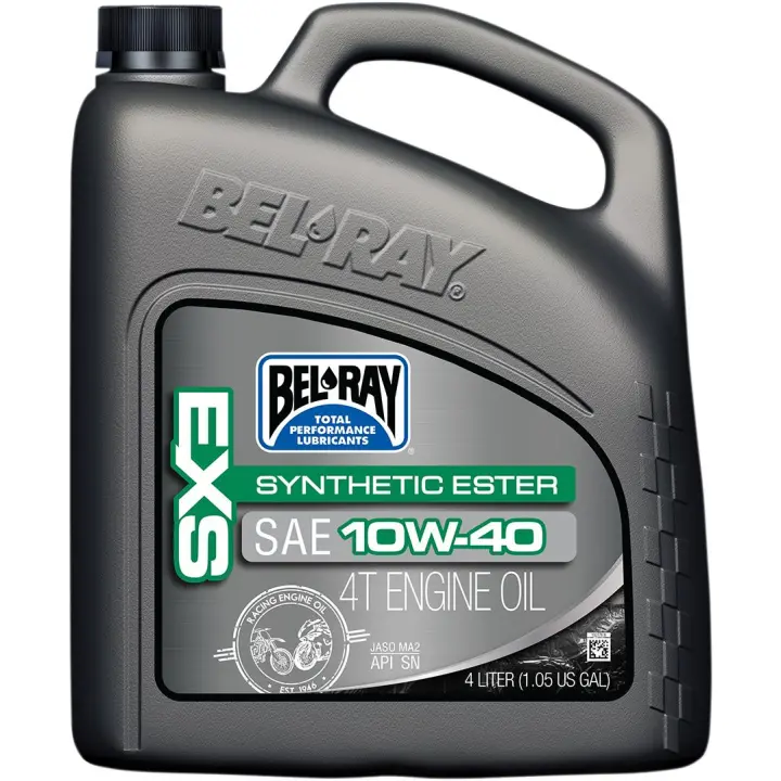 Beldray Aceite de Motor BEL-RAY 4T EXS ULL-SYNTHETIC ESTER 10W40 (4 Litros) - 100% Sintéticos - 1