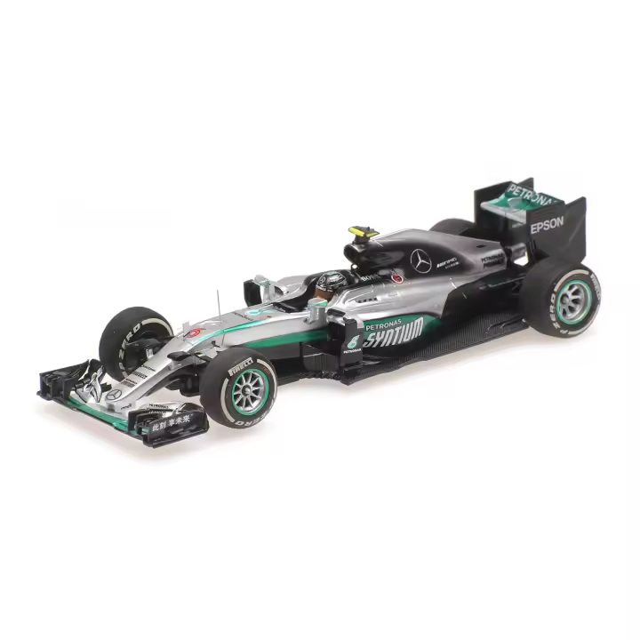 MINICHAMPS 1/43 MERCEDES AMG W07 HYBRID NICO ROSBERG GANADOR CHINO GP CAMPEÓN MUNDIAL F1 2016 - 417160206 - 1